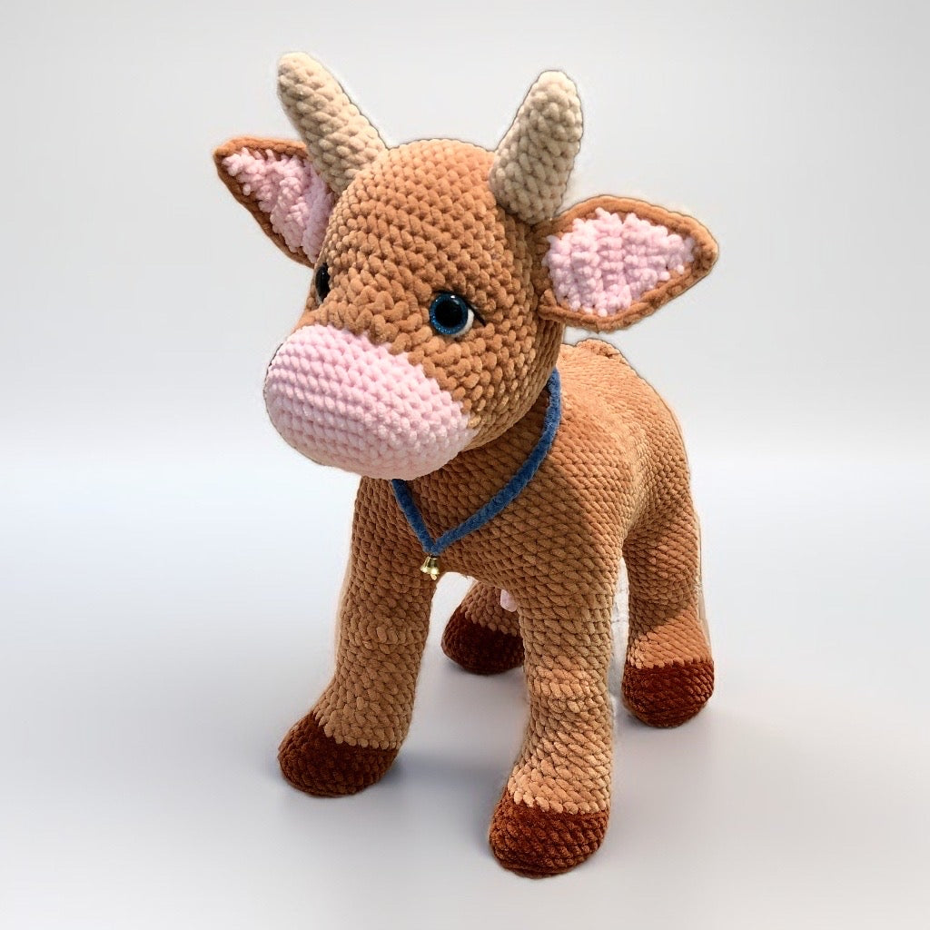 Crochet Adorable Plush Baby Cow