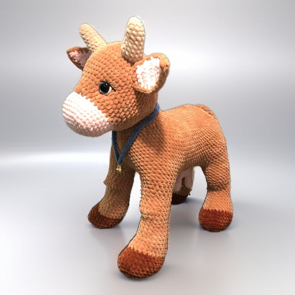 Crochet Adorable Plush Baby Cow