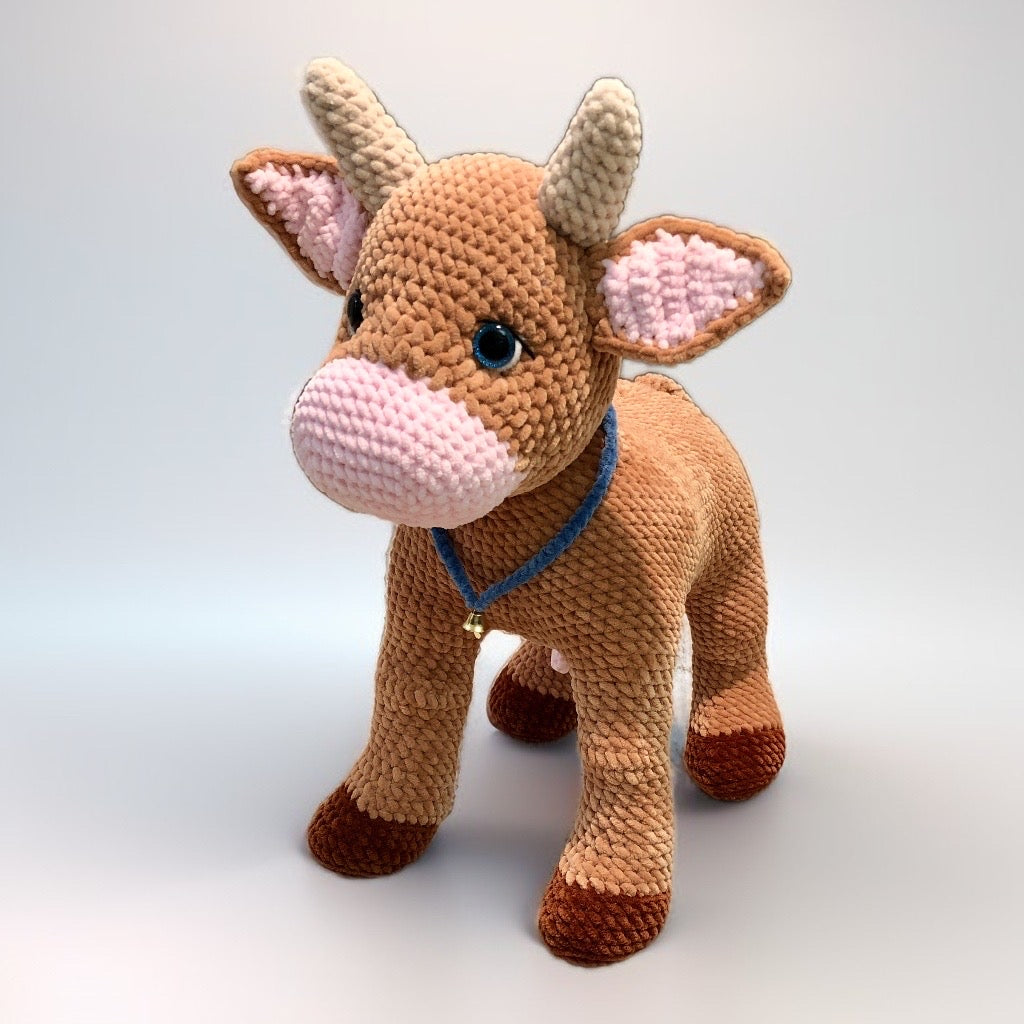 Crochet Adorable Plush Baby Cow