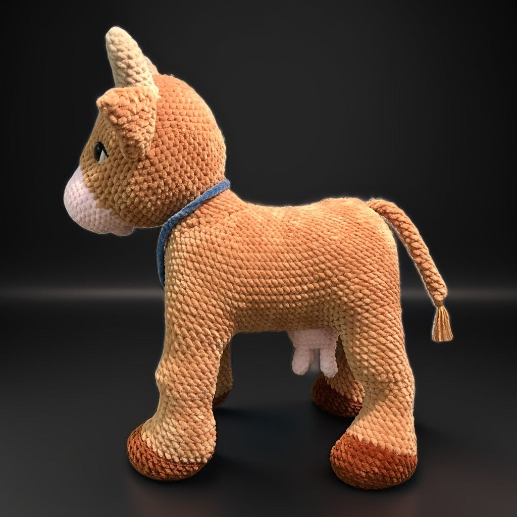 Crochet Adorable Plush Baby Cow