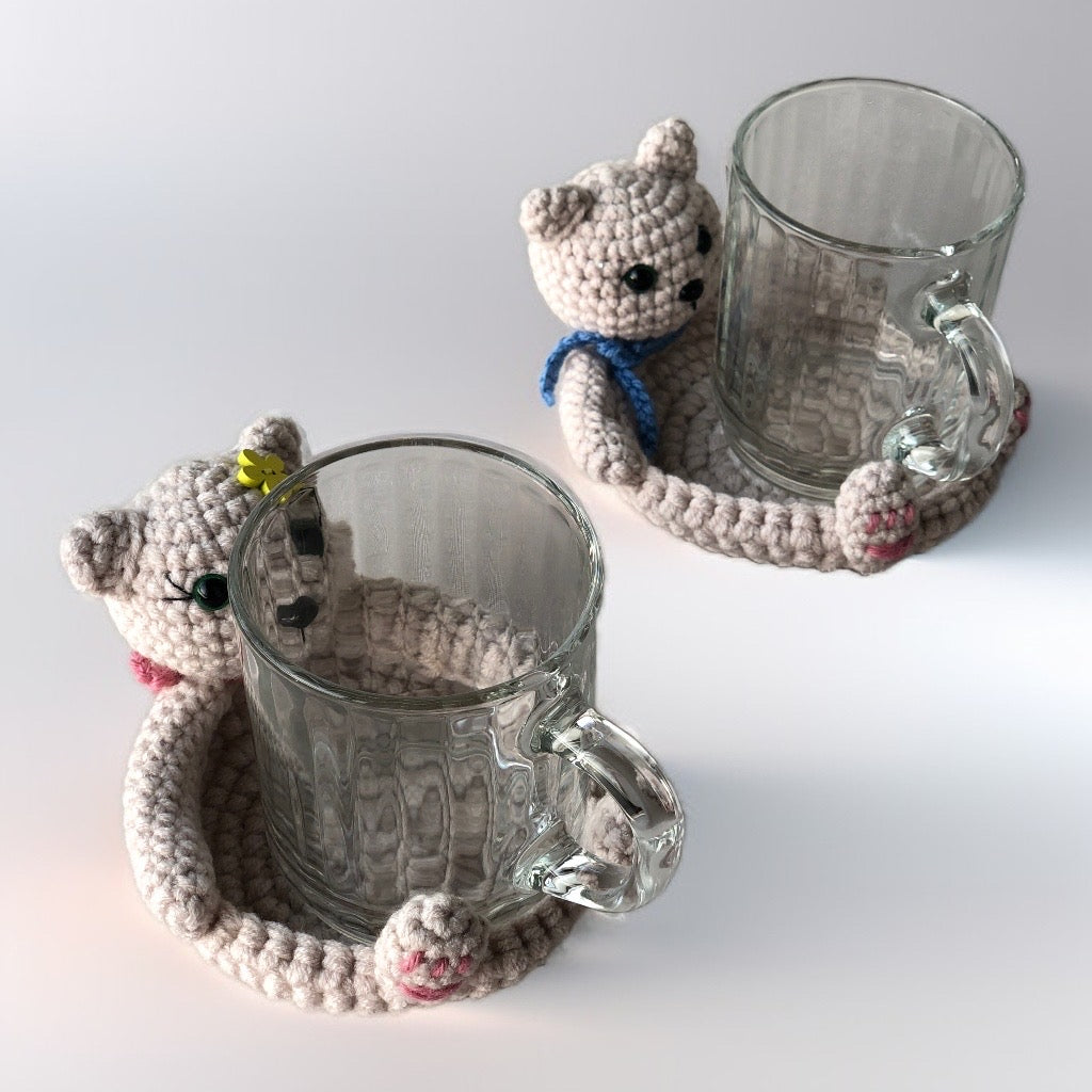 Crochet Multifunctional Bear Coaster