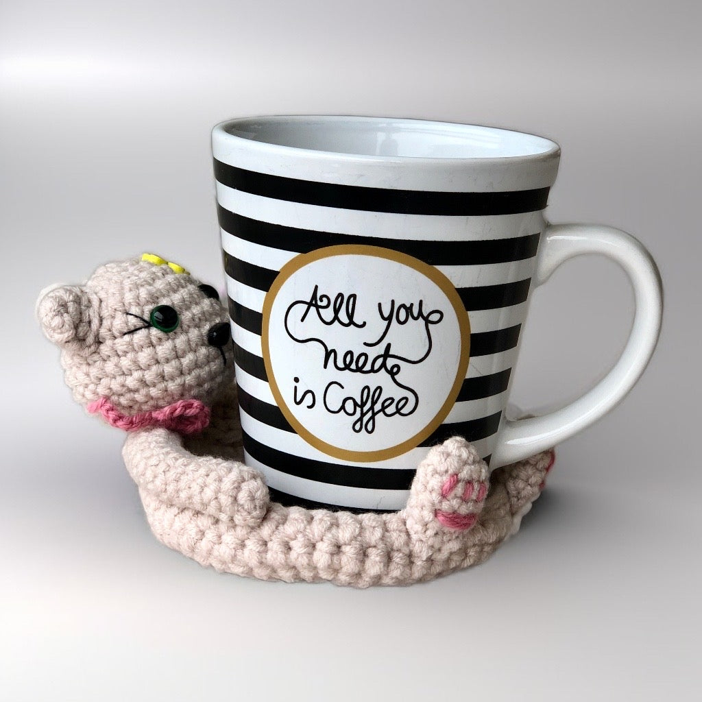 Crochet Multifunctional Bear Coaster