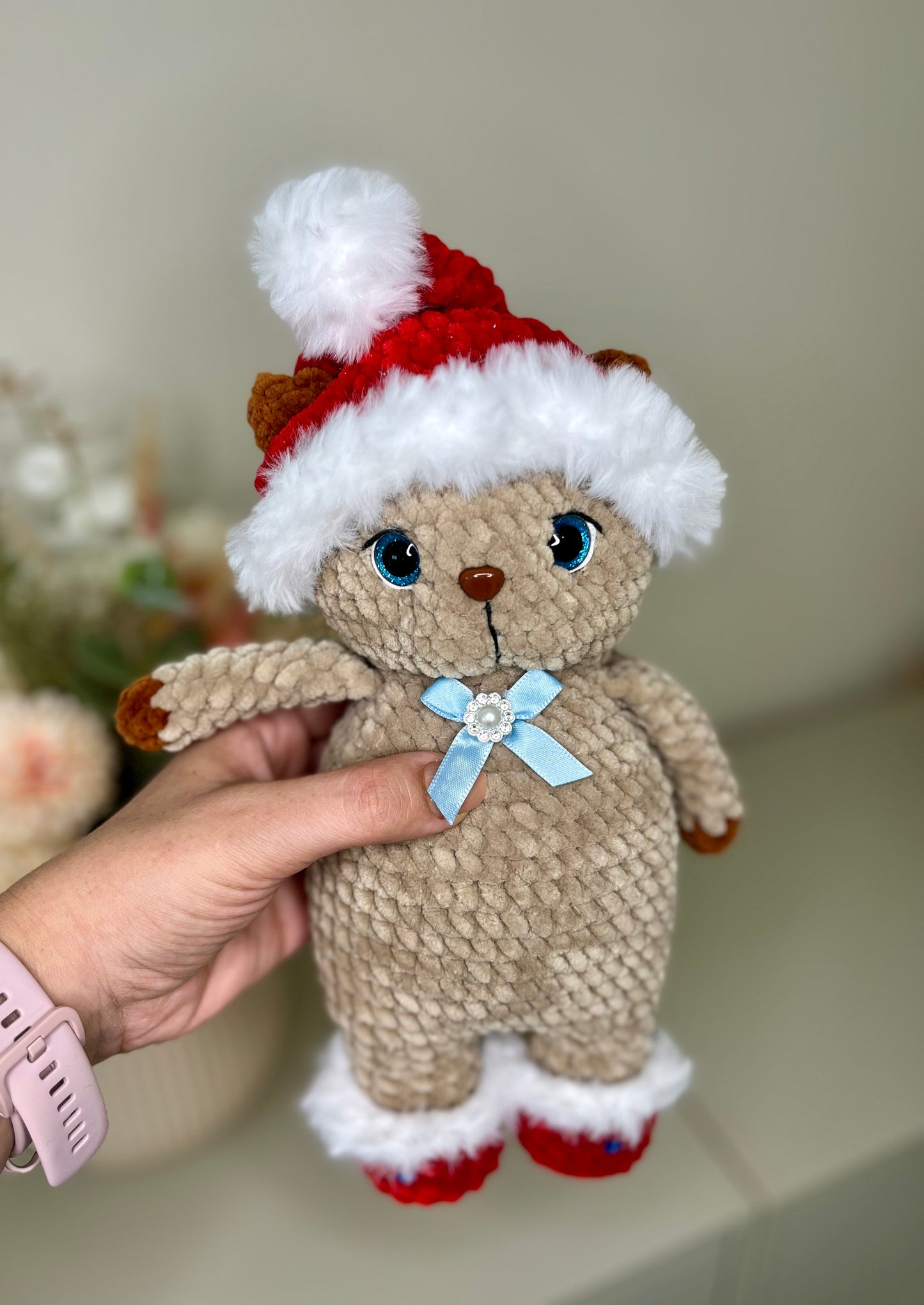 Crochet Christmas Kitten