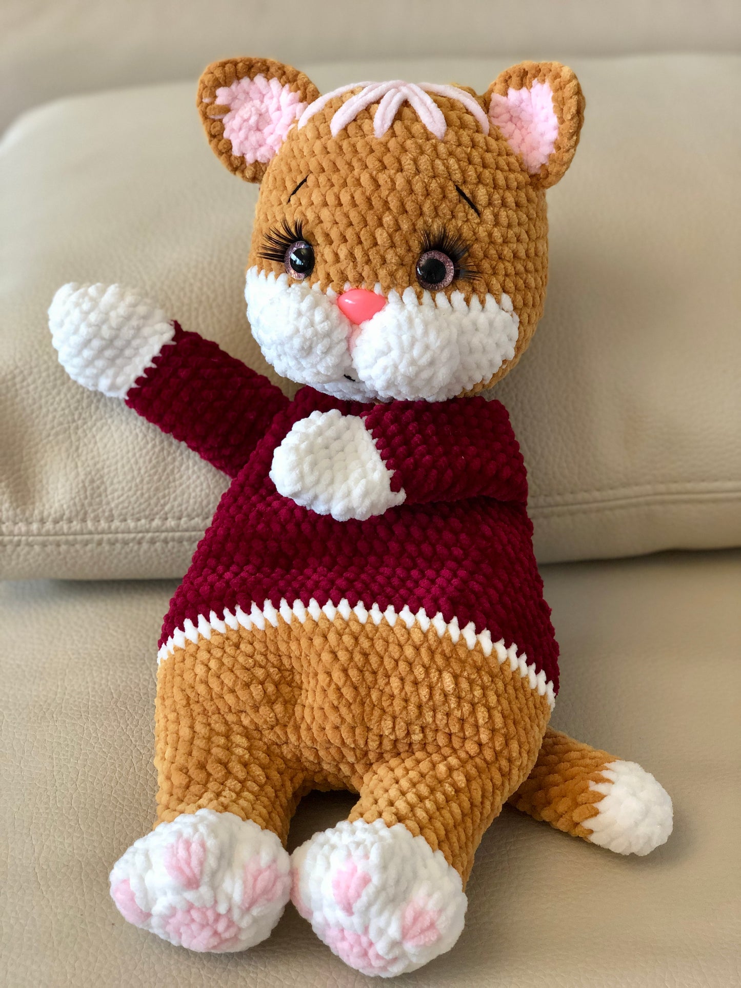 Crochet Cat Snuggler