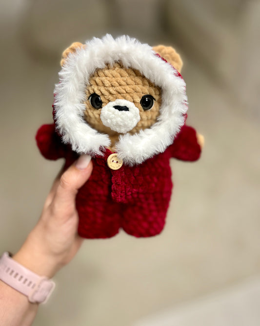 Crochet Bear in Onesie