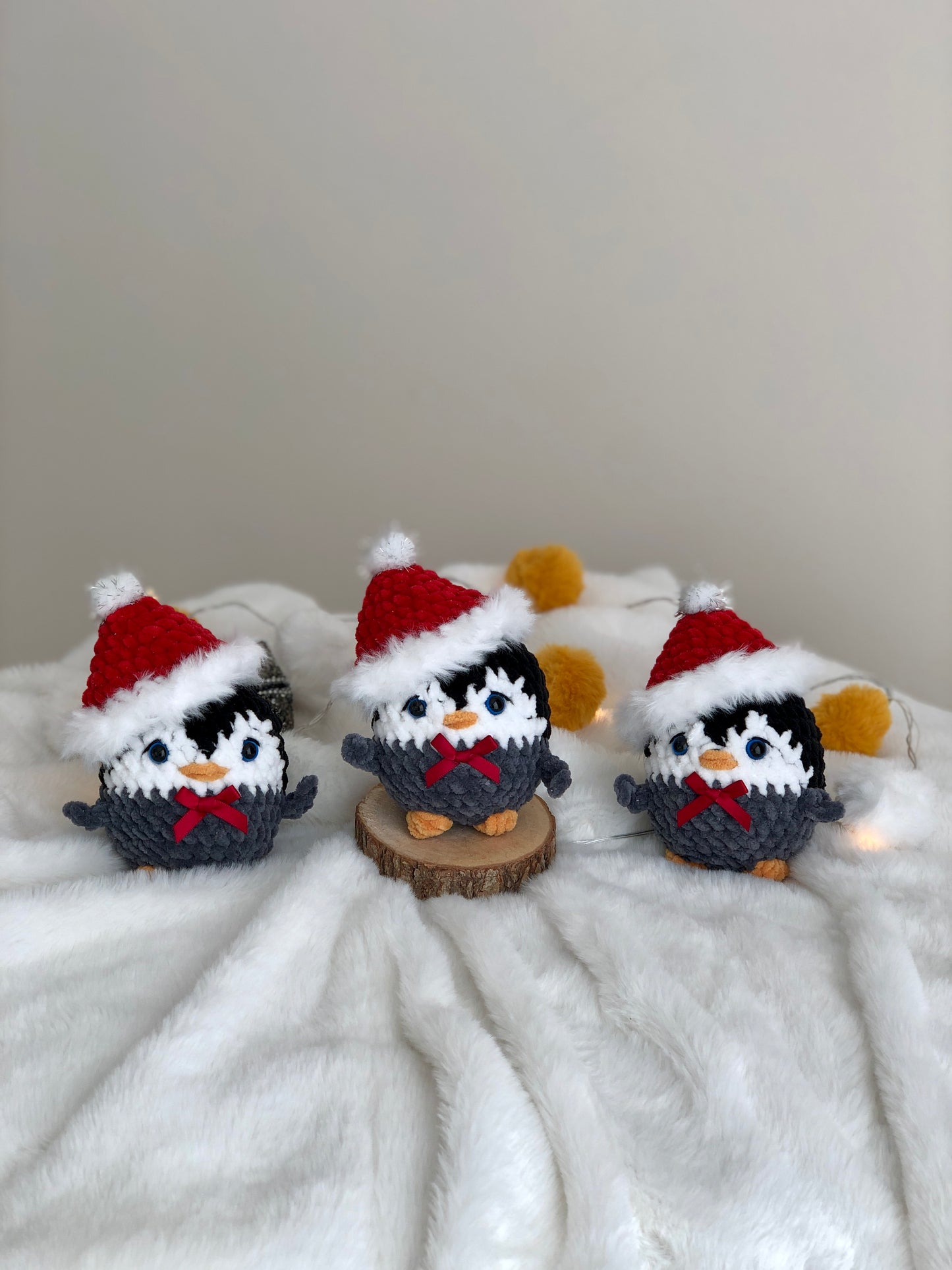 Crochet Christmas Baby Penguin